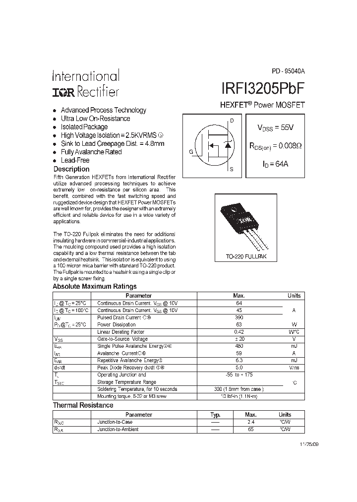 IRFI3205PBF-15_8541988.PDF Datasheet