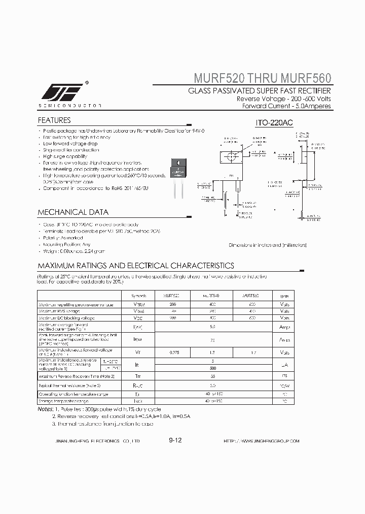 MURF520_8555434.PDF Datasheet