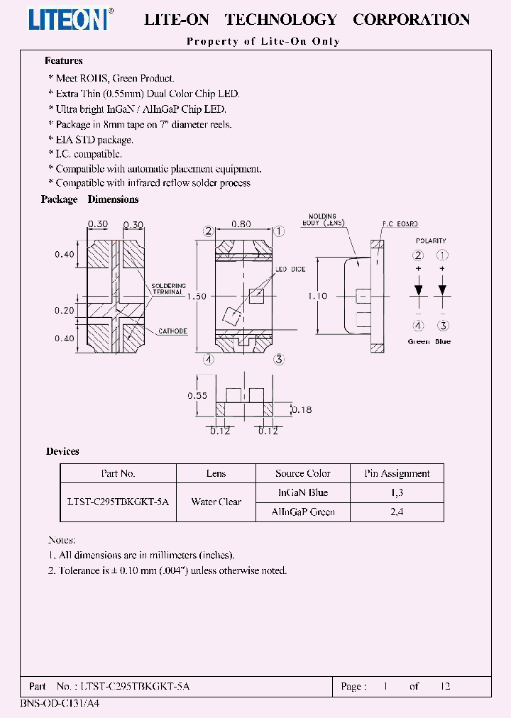 LTST-C295TBKGKT-5A_8557073.PDF Datasheet