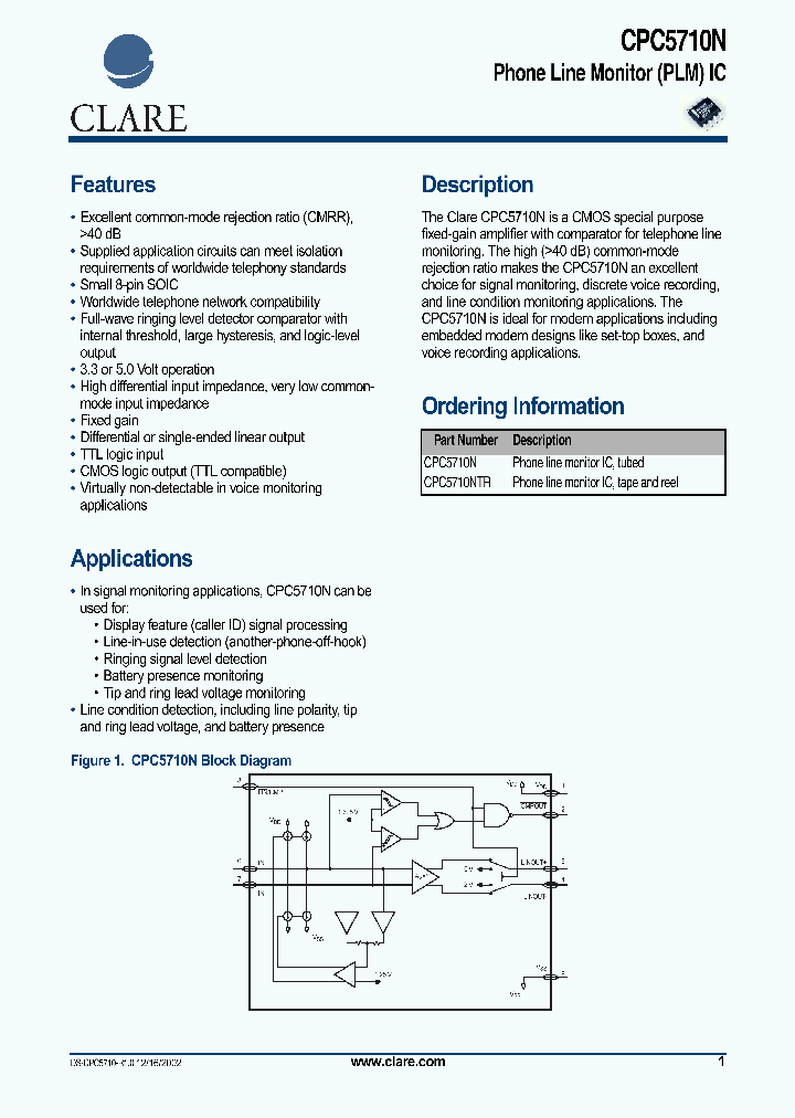 CPC5710NTR_8566904.PDF Datasheet