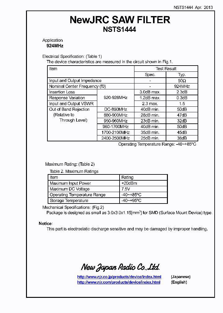 NSTS1444_8571500.PDF Datasheet