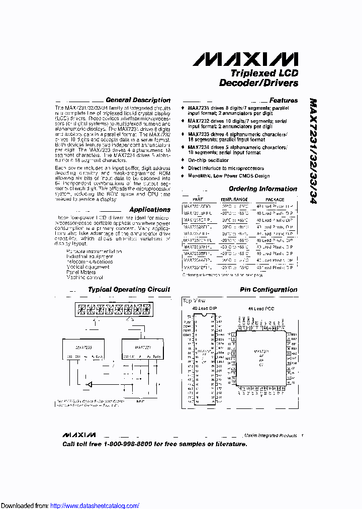 MAX7231CFIQH-D_8582624.PDF Datasheet