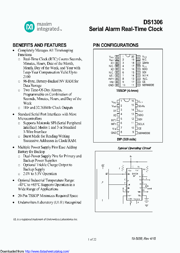 DS1306EN_8583807.PDF Datasheet