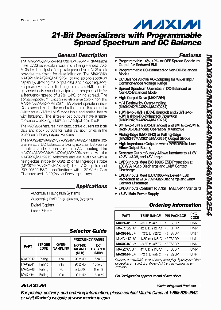 MAX9246_8600837.PDF Datasheet