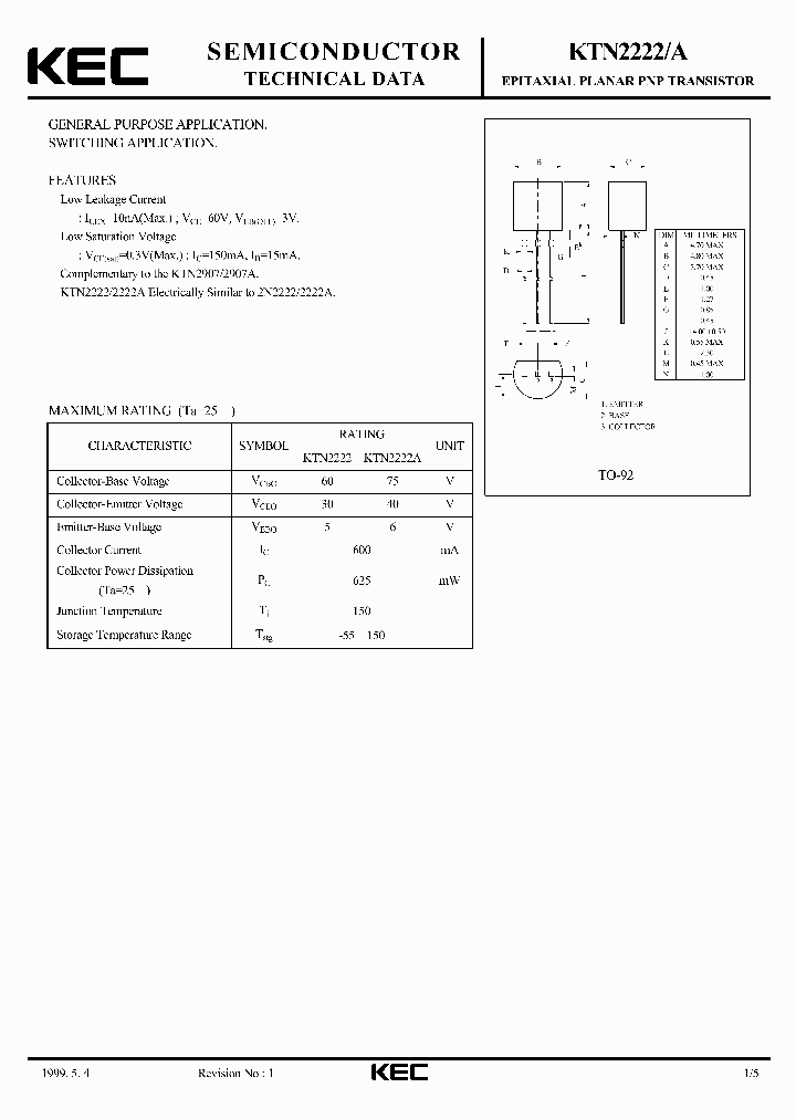 KTN2222_8606167.PDF Datasheet