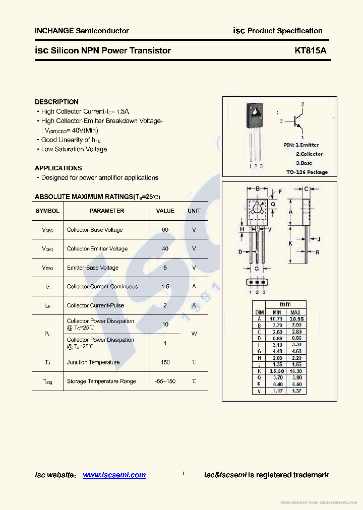 KT815A_8607027.PDF Datasheet