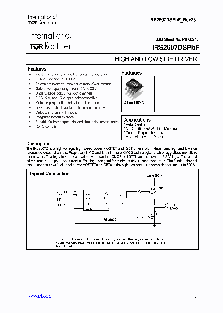 IRS2607DSPBF-15_8612458.PDF Datasheet