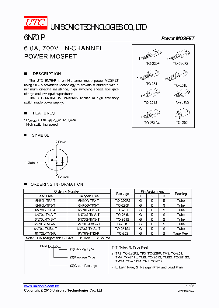 6N70G-TMA-T_8612945.PDF Datasheet