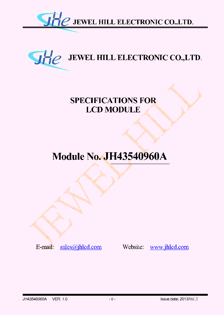 JH43540960ACNSMNFFEWC_8615967.PDF Datasheet