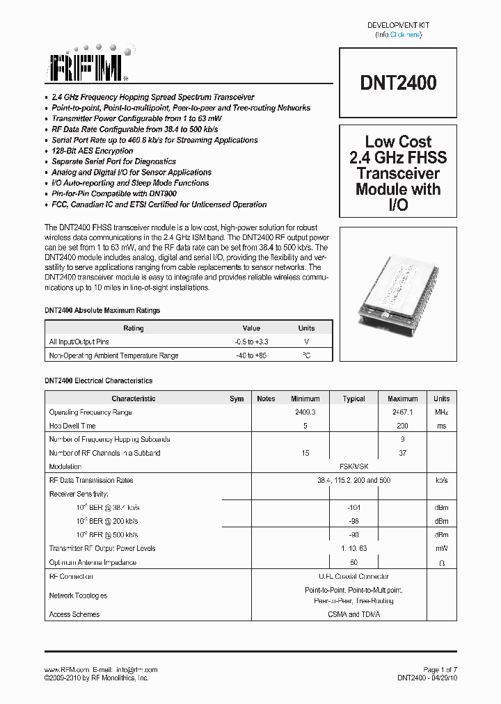 DNT2400C_8622932.PDF Datasheet