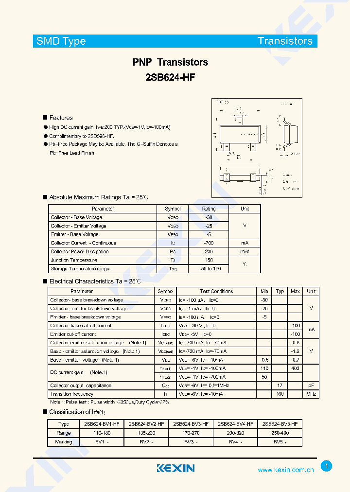 2SB624-BV5-HF_8623062.PDF Datasheet