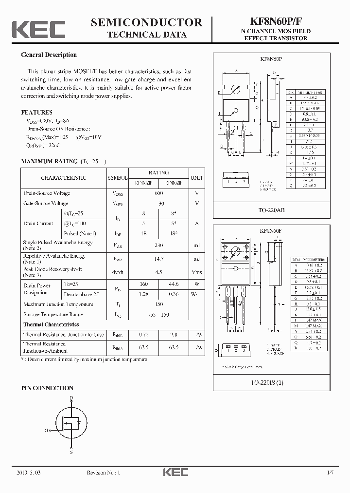 KF8N60P-15_8644354.PDF Datasheet