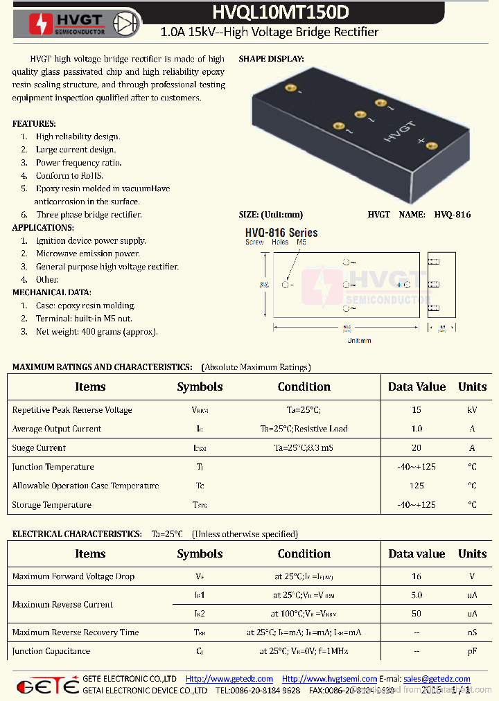 HVQL10MT150D_8646849.PDF Datasheet