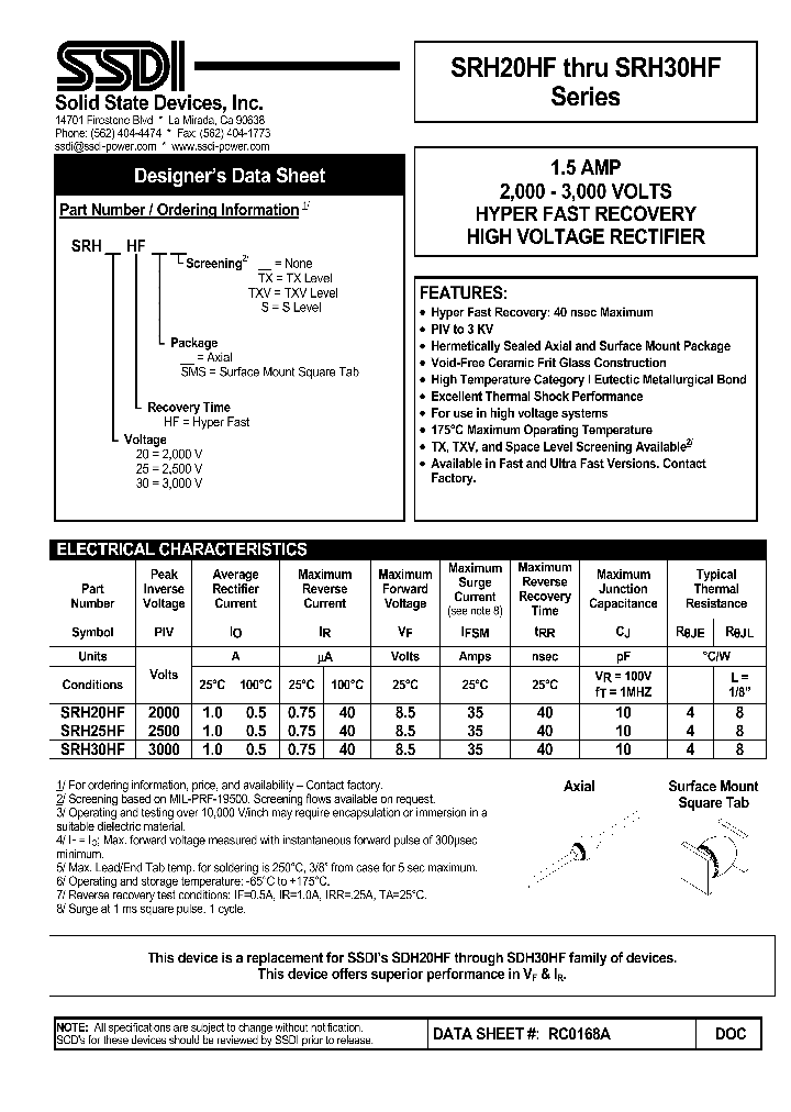 SRH20HFS_8656402.PDF Datasheet