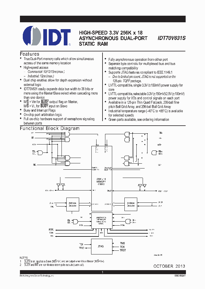 70V631S12PRFG8_8658016.PDF Datasheet