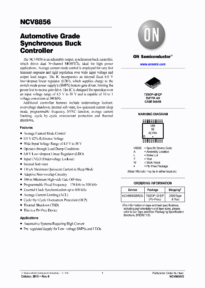 NCV8856DBR2G_8667758.PDF Datasheet