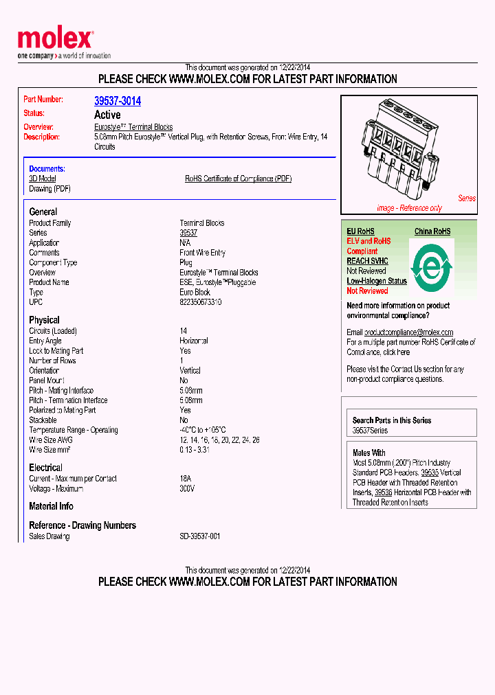 39537-3014_8671790.PDF Datasheet