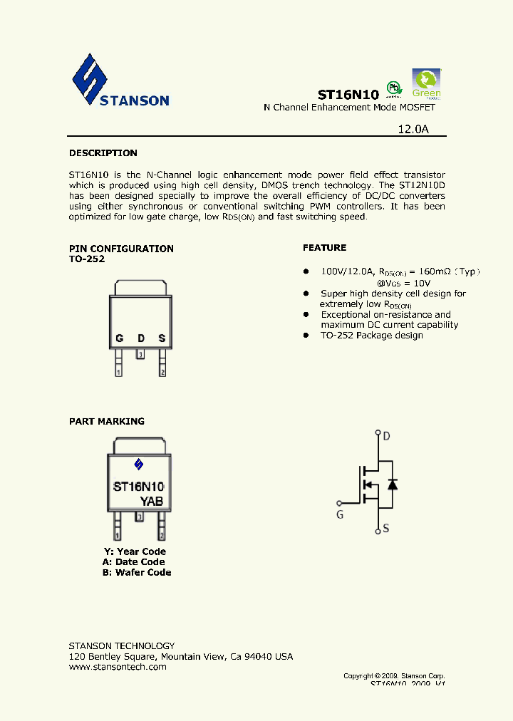 ST16N10_8686345.PDF Datasheet