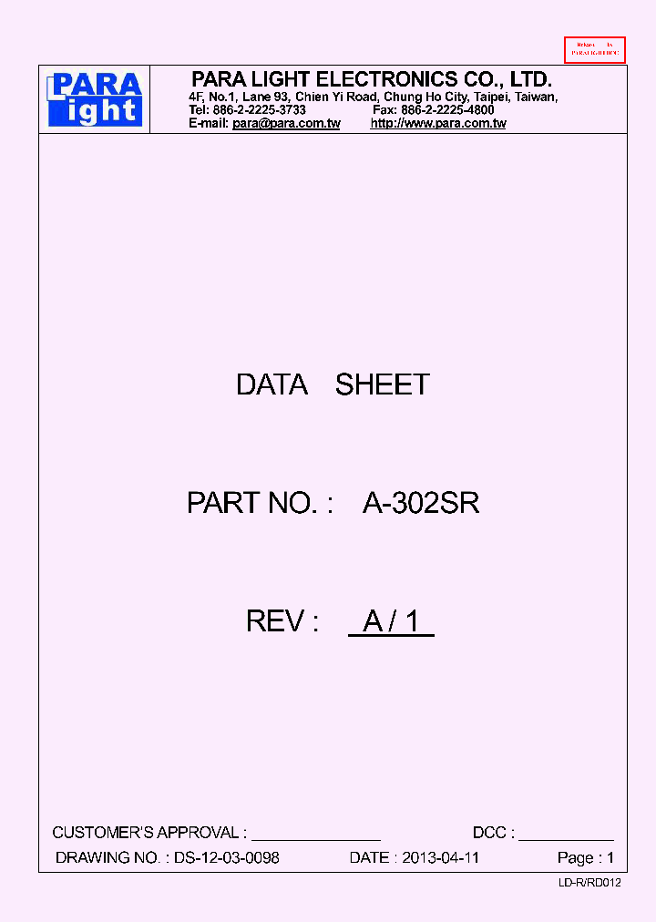 A-302SR_8686754.PDF Datasheet
