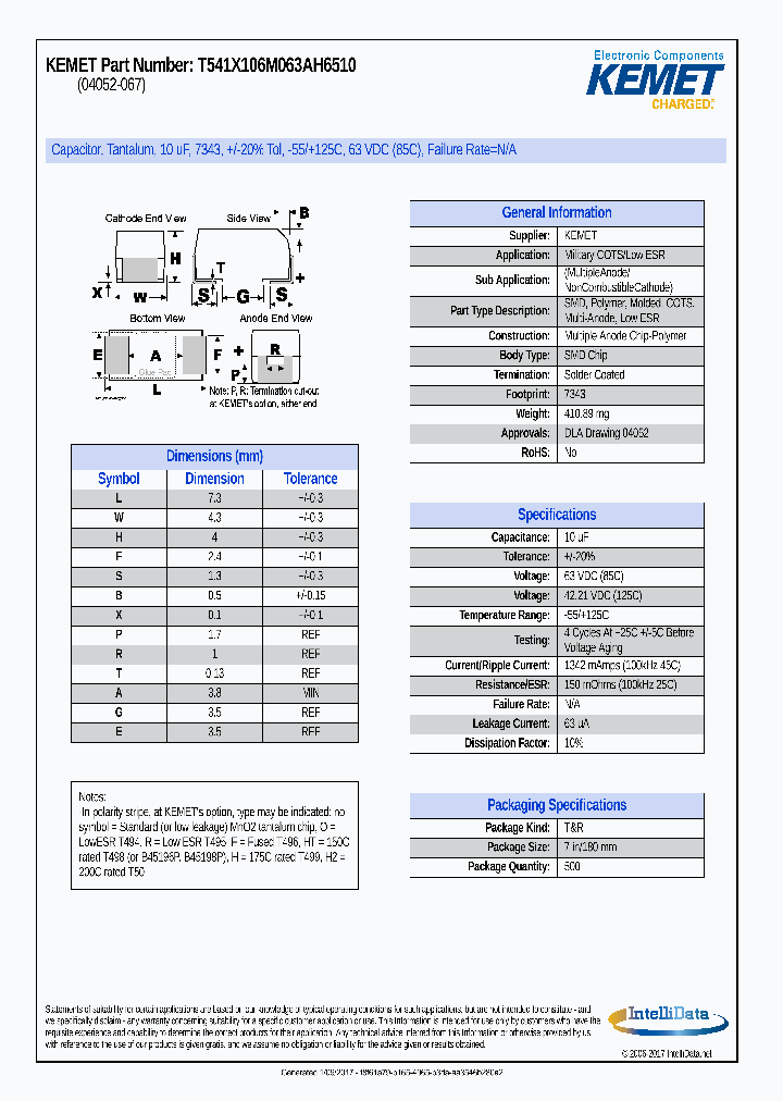 T541X106M063AH6510_8688950.PDF Datasheet