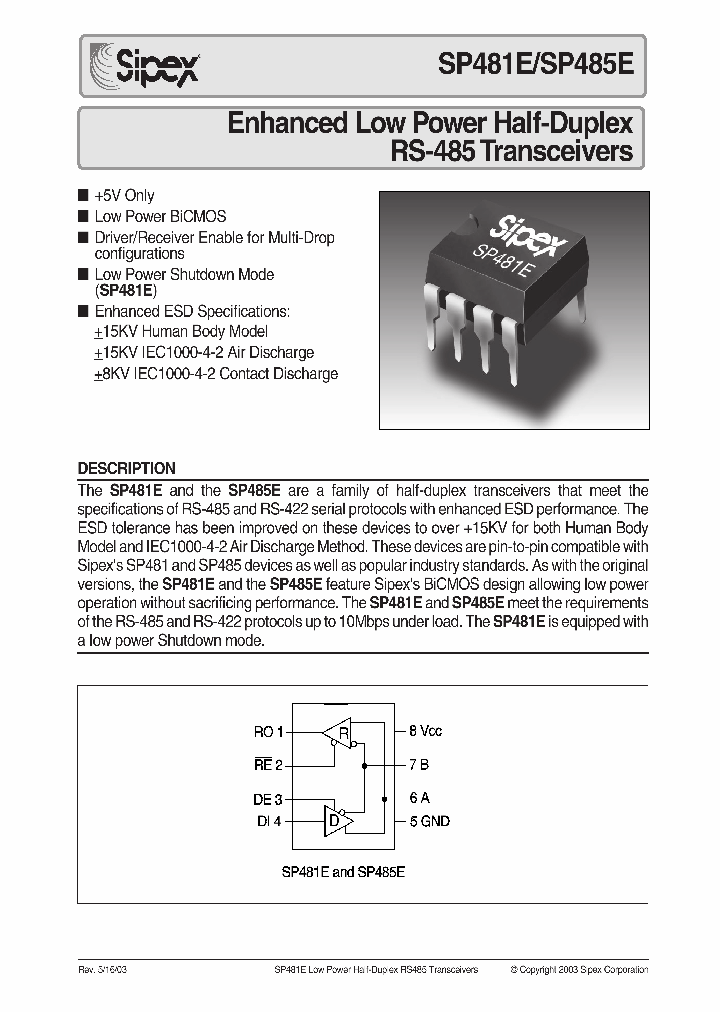SP485E_8693693.PDF Datasheet