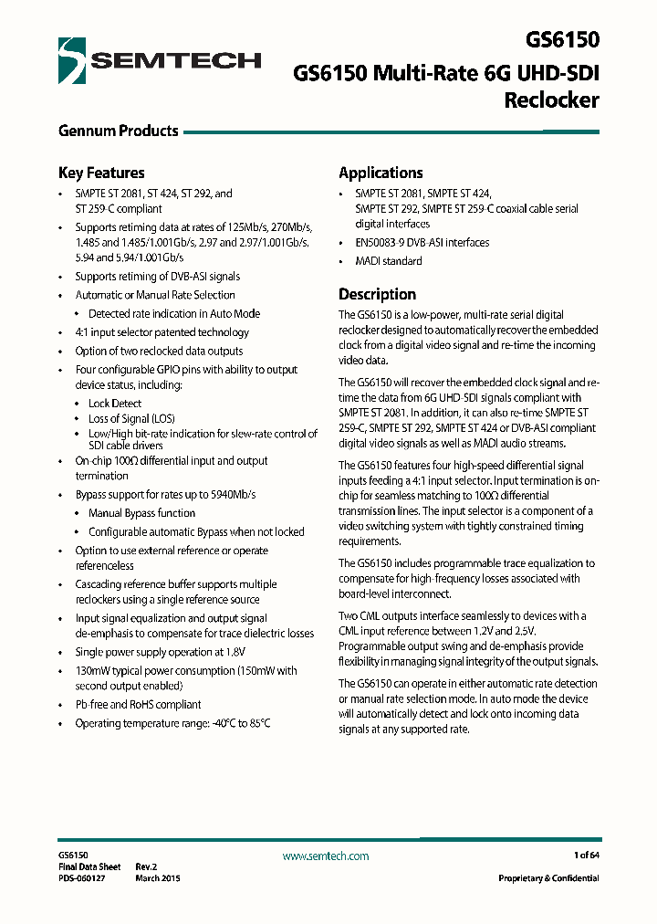 GS6150_8694417.PDF Datasheet