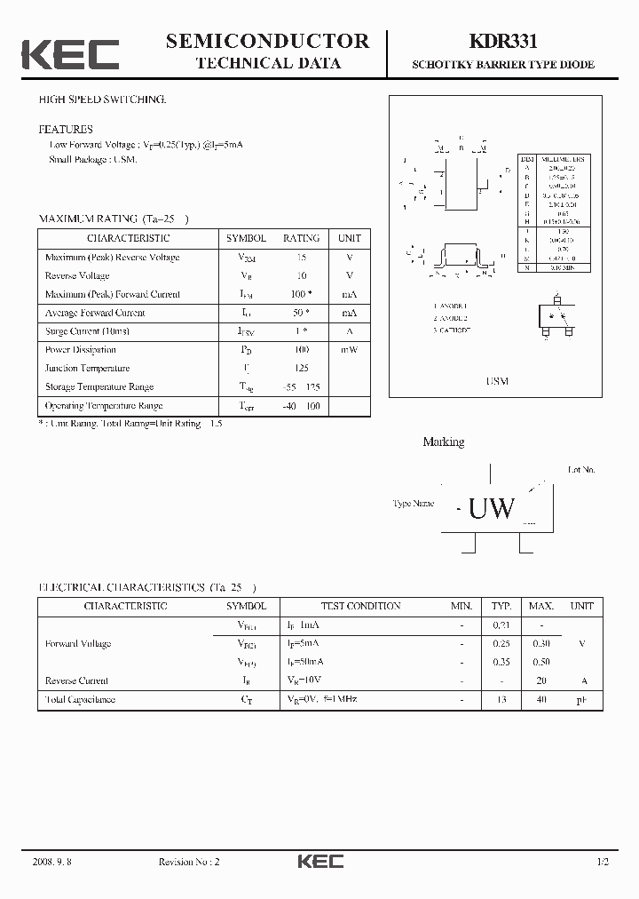 KDR331-15_8696545.PDF Datasheet