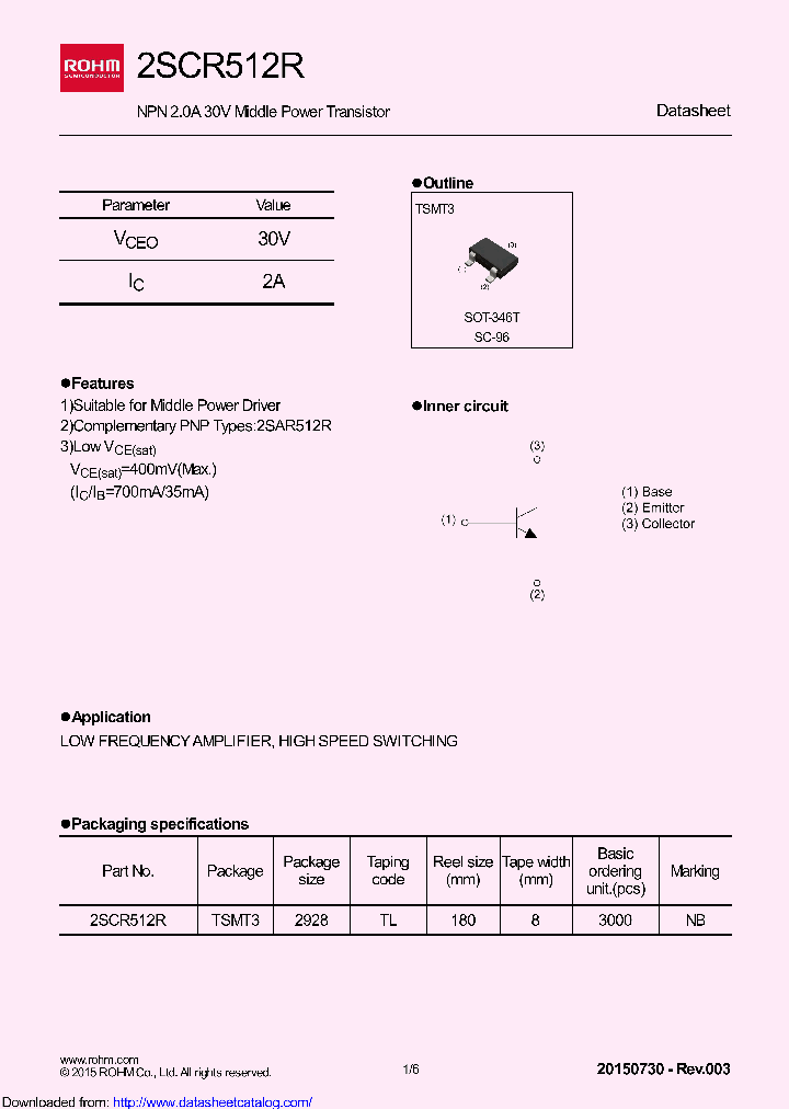 2SCR512R_8698122.PDF Datasheet