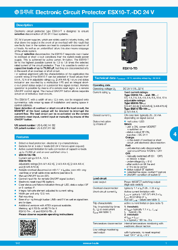 ESX10-TA-122DC24V-3A-E_8709832.PDF Datasheet