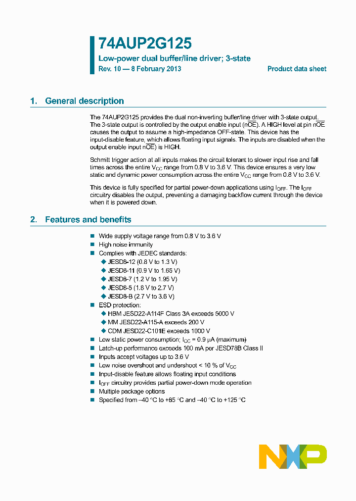 74AUP2G125-15_8713524.PDF Datasheet