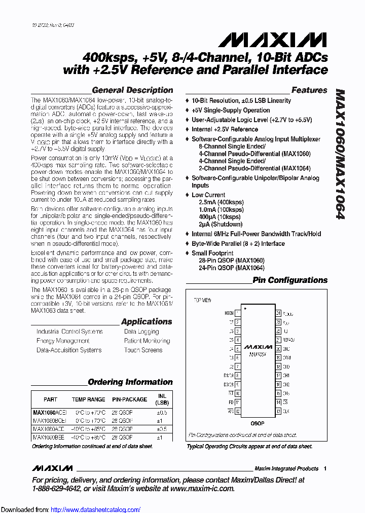 MAX1064BCEGT_8714176.PDF Datasheet