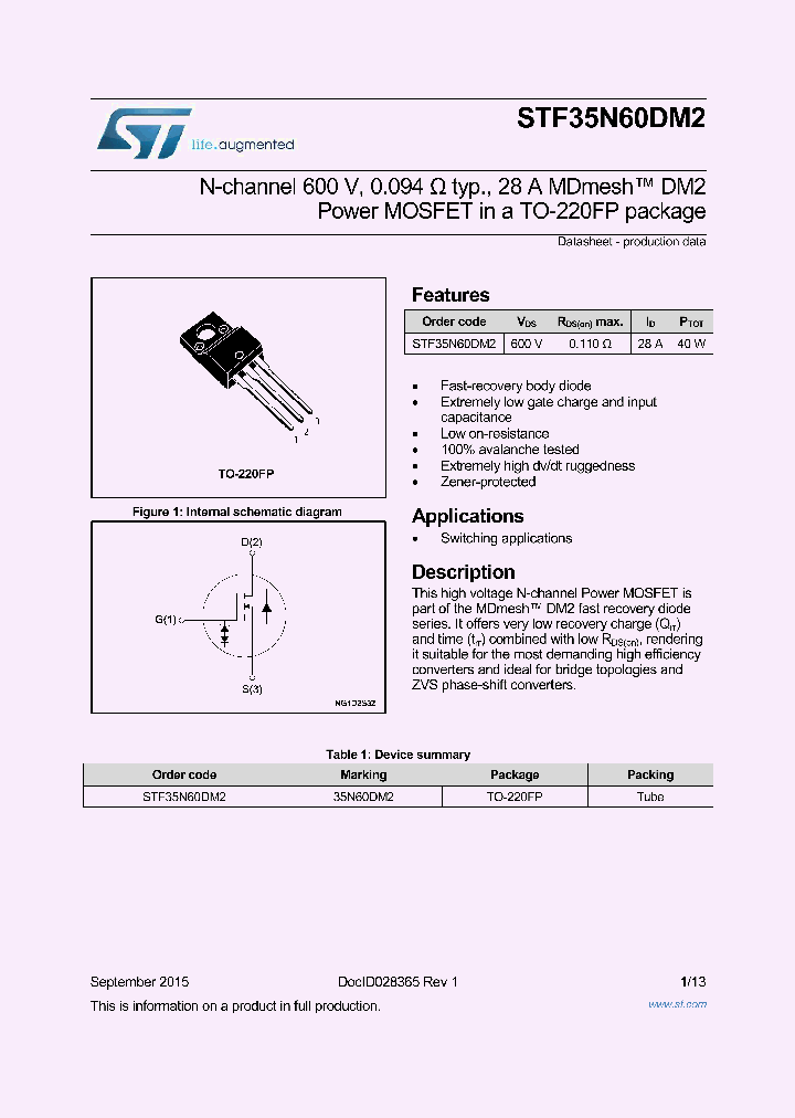 STF35N60DM2_8719298.PDF Datasheet