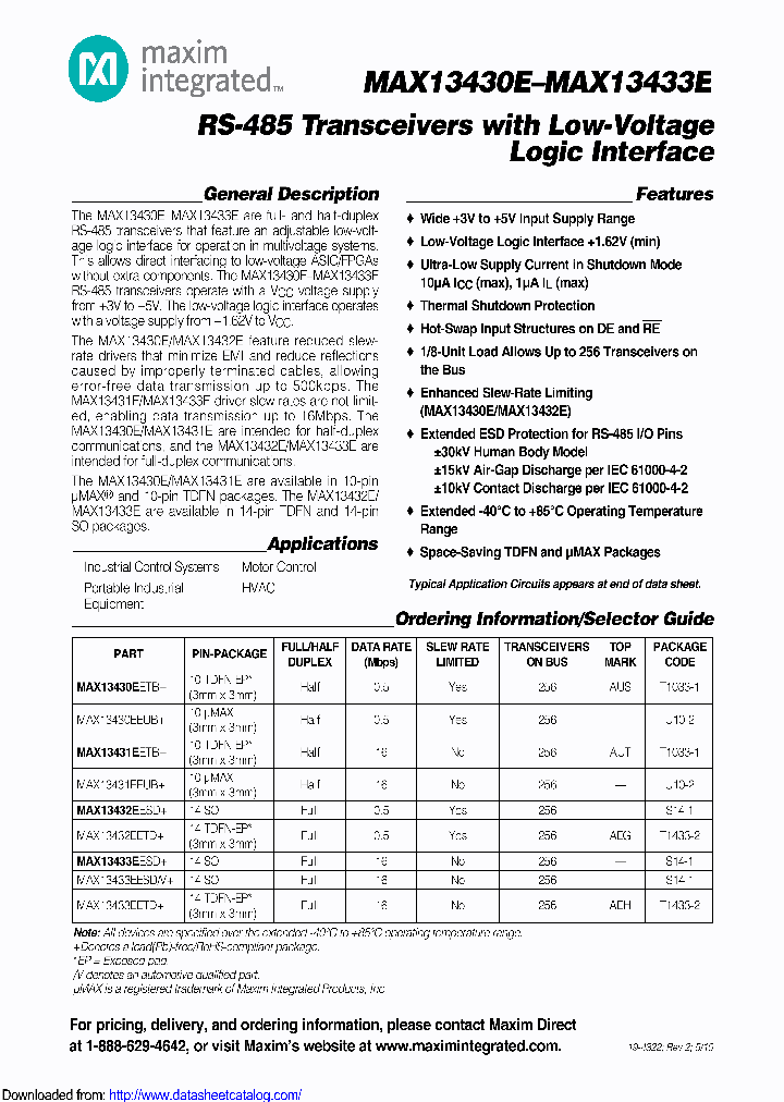 MAX13430EEUB_8720511.PDF Datasheet