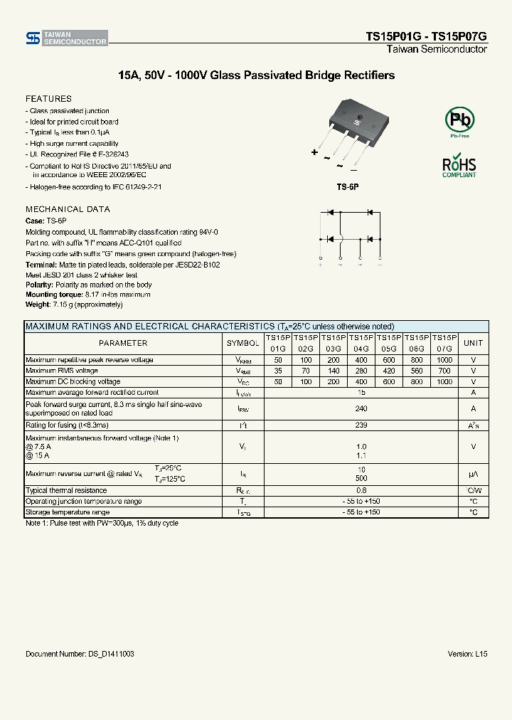 TS15P05G_8725315.PDF Datasheet