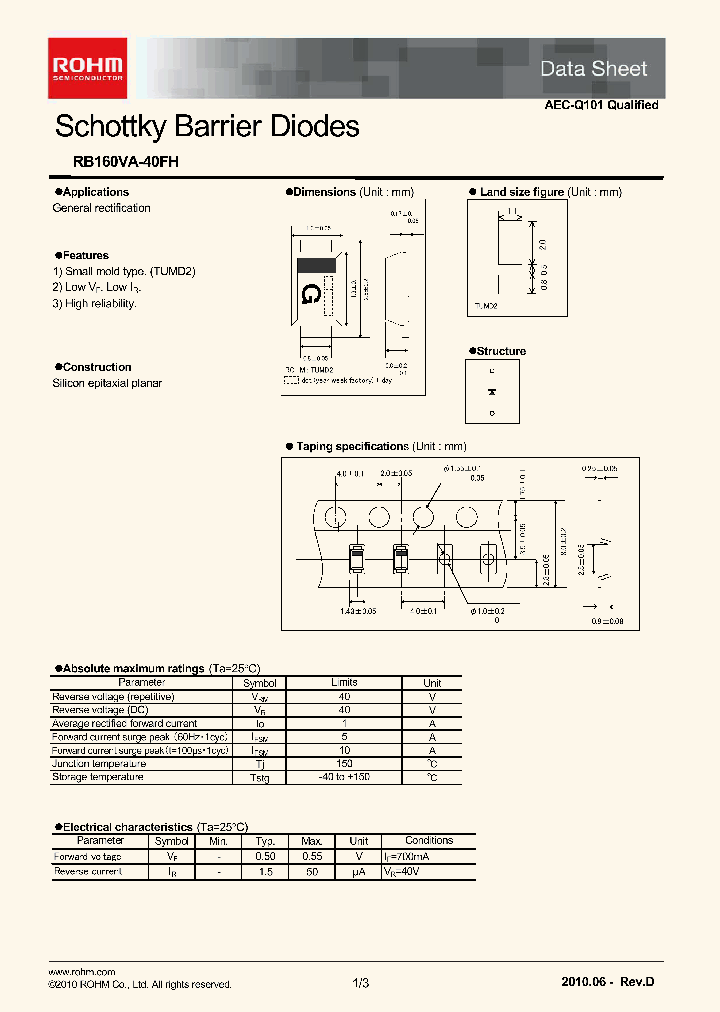 RB160VA-40FH_8728738.PDF Datasheet