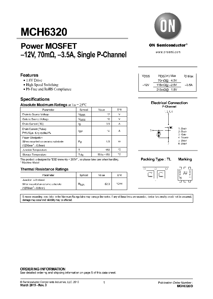 MCH6320_8730710.PDF Datasheet