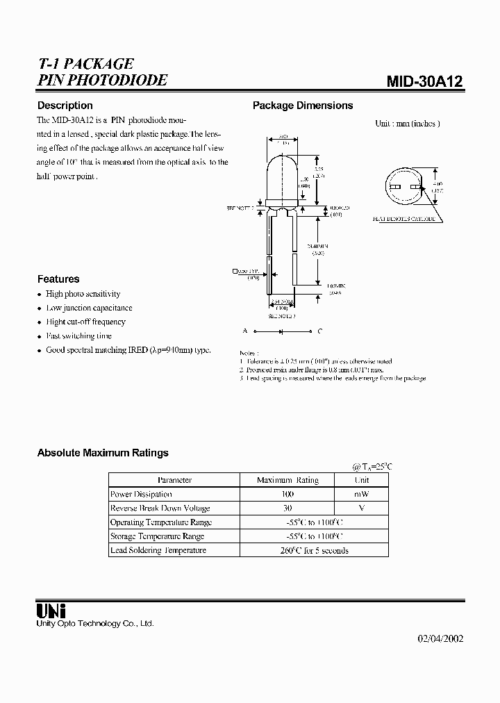 MID-30A12_8731697.PDF Datasheet