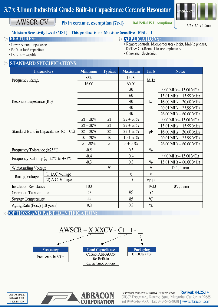 AWSCR-1693CV-T_8745401.PDF Datasheet