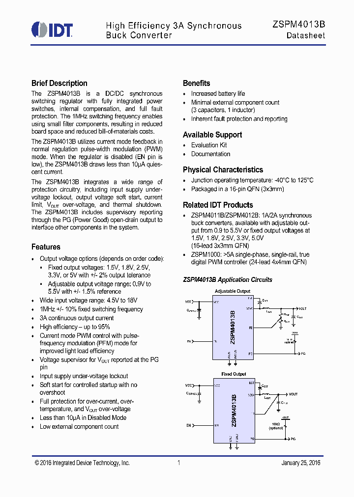 ZSPM4013B_8748094.PDF Datasheet