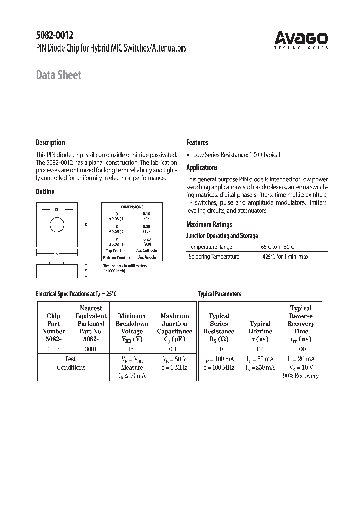 5082-0012_8757620.PDF Datasheet