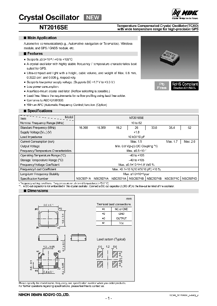 NT2016SE_8774966.PDF Datasheet