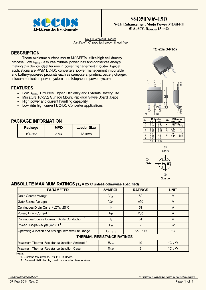 SSD50N06-15_8799929.PDF Datasheet