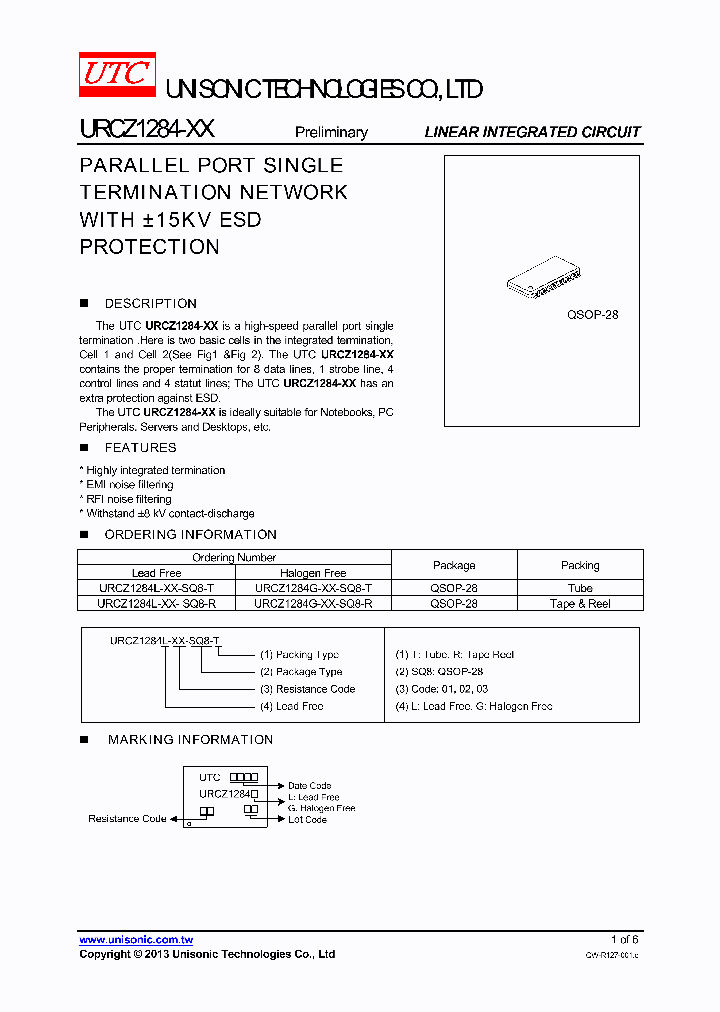 URCZ1284G-03-SQ8-R_8812804.PDF Datasheet