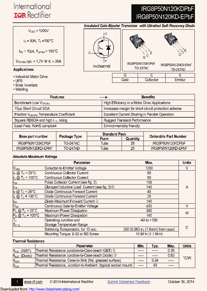 IRG8P50N120KDPBF_8826882.PDF Datasheet