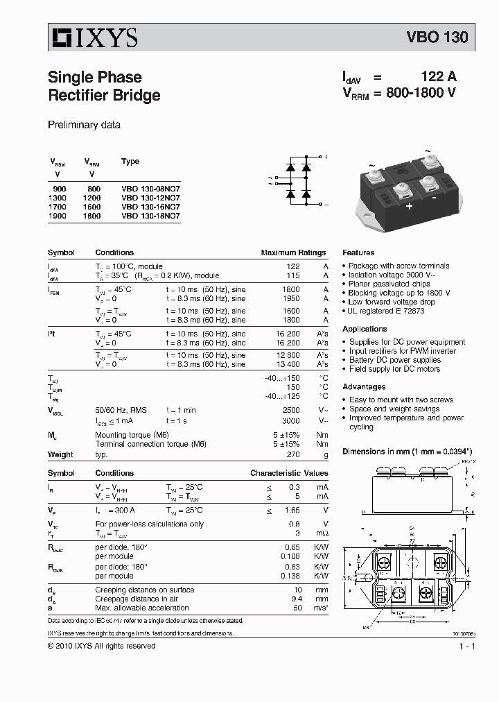 VBO130_8830088.PDF Datasheet