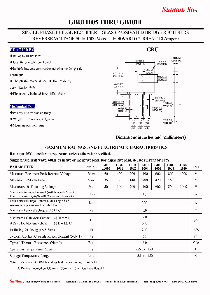 GBU10005_8831114.PDF Datasheet