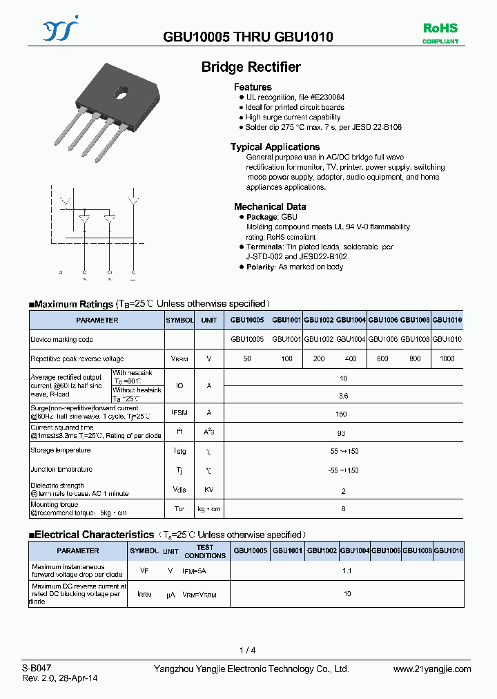 GBU10005_8831116.PDF Datasheet