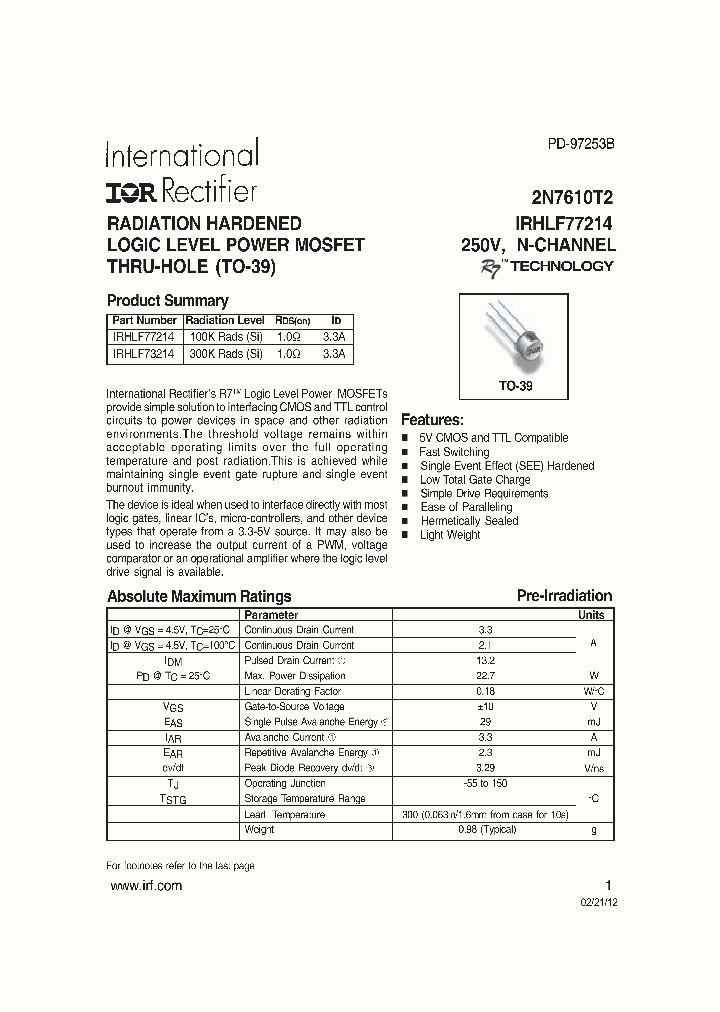 IRHLF77214_8840996.PDF Datasheet