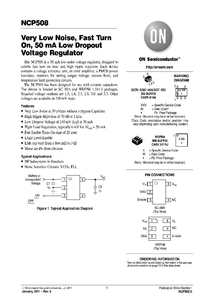 NCP508MT28TBG_8834650.PDF Datasheet