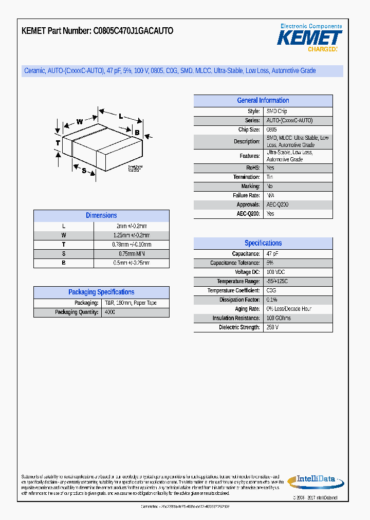 C0805C470J1GACAUTO_8834835.PDF Datasheet